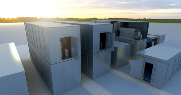 Schlüsselfertig in XL Datacenter im Container Hardware connect